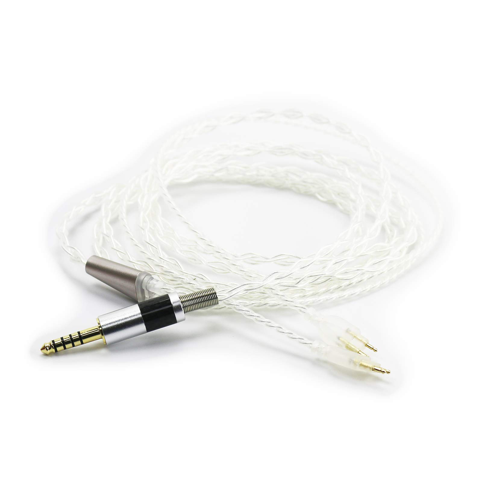 ABLET HiFi Cable with 4.4MM Balanced Male Compatible with Sennheiser HD650, HD600, HD580, HD660S, Massdrop HD6XX, HD58X Headphone & Compatible Sony WM1A, NW-WM1Z, PHA-2A