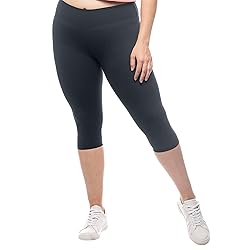 SATINA High Waisted Capri Leggings for Women