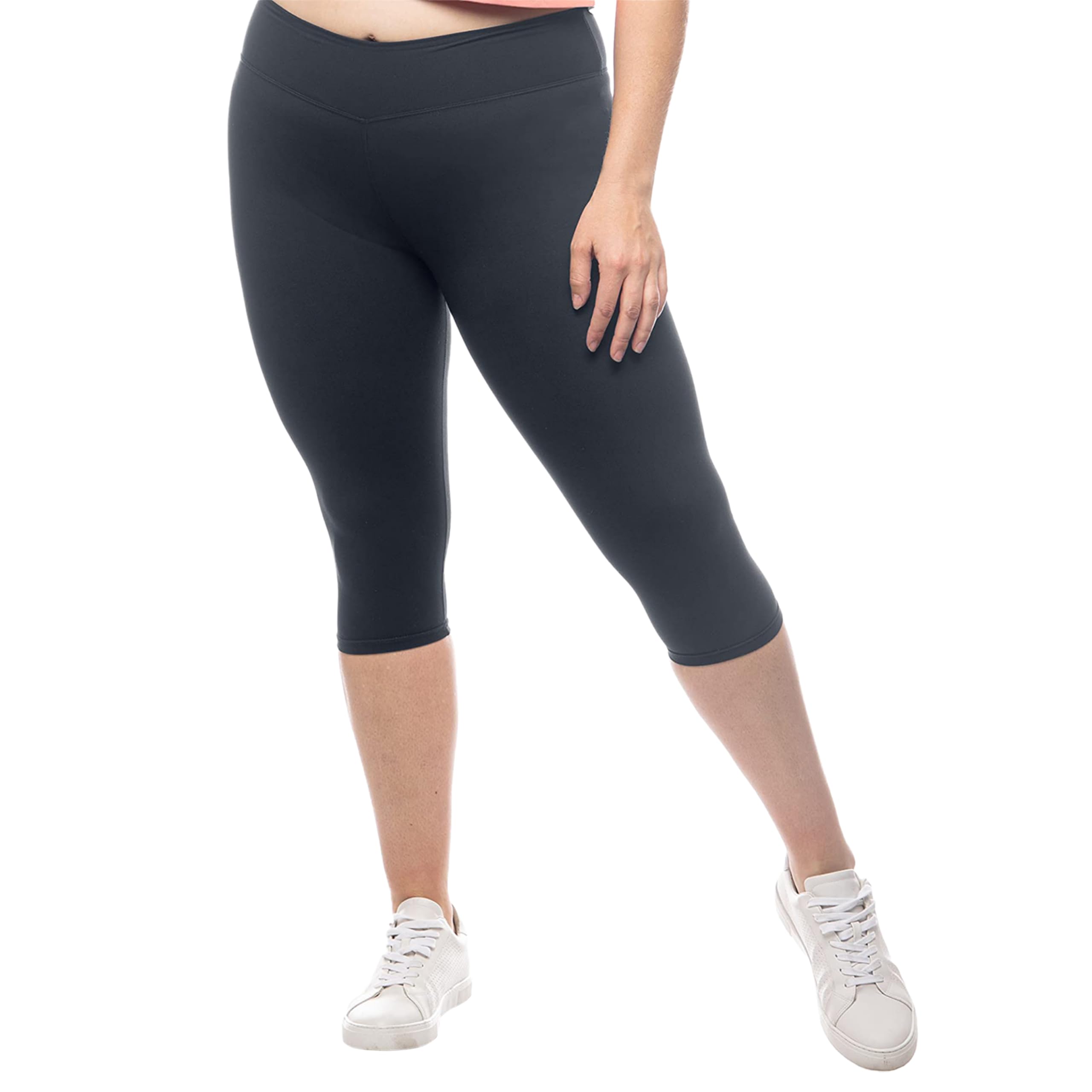 SATINA High Waisted Capri Leggings for Women