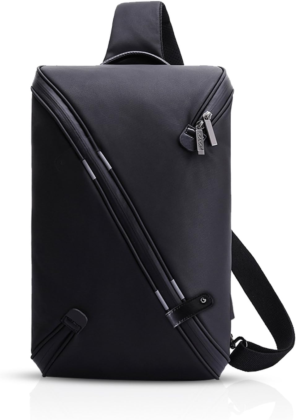 1080 Monospalla Uomo: Borsa A Tracolla Leggera In Nylon, 21x10x35 Cm, Ideale Per Scuola E Sport