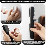 FIDWALL Magnetic Remote Control Holder Wall Mount - 2 Pack, Black view 4