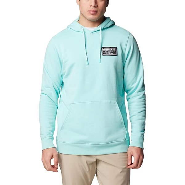 Amazon.com: Columbia Mens Skien Valley Hoodie Large Ripple Blue
