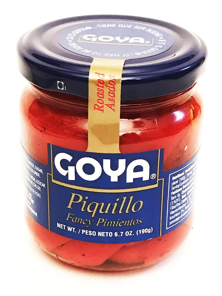 Goya roasted piquillo fancy pimientos (041331039208)