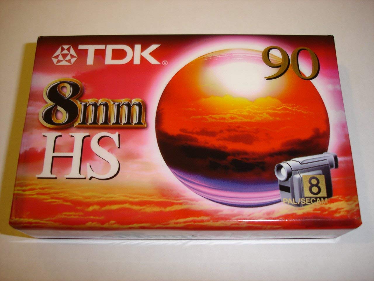 TDK 8mm P5 90 HS  Blank Tape PAL/SECAM (1 x 90min. Tape)