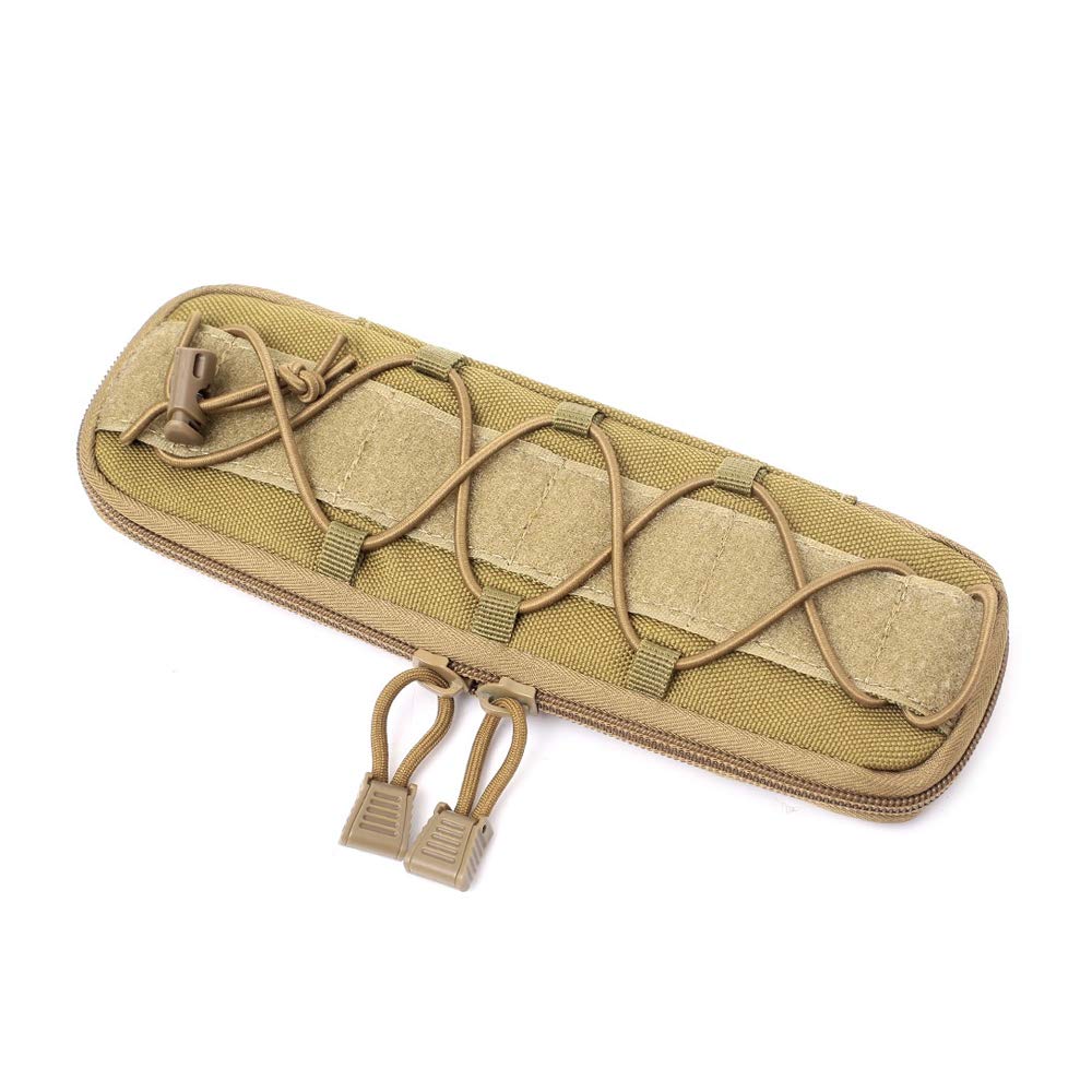 WYNEX Tactical Knife Sheath Bag, Molle Flashlight Holster Pouch Utility Tool Pouches Case Single Pistol Holder Cartridge Clip Outdoor Multi-Tool Nylon Pouch