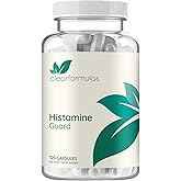 Histamine Guard Immune Support Supplement - Herbal Sinus Respiratory and Immunity Support Histamine Blocker with Stinging Nettle Vitamin C Bromelain and Quercetin Complex - Non-Drowsy (120 Capsules)