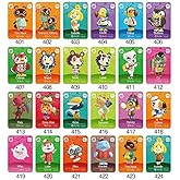 Gasusen 54PCS New Villager Animal Crossing NFC Tag Card Mini Gaming Cards (401-448 Villagers (Series 5)) + 6Pcs Rare Villager