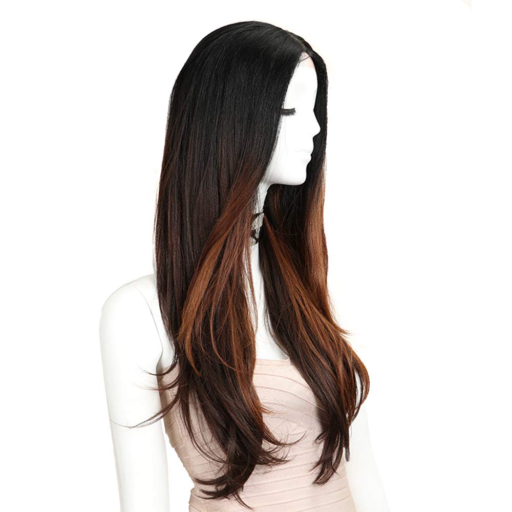 Amazon Com Noble Long Lace Front Wigs 31inches Natural Straight