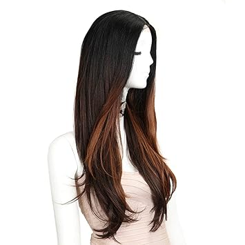 Amazon Com Noble Long Lace Front Wigs 31inches Natural Straight