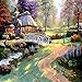 Diamond Painting Thomas Kinkade 12X16 inches 5D DIY Diamond Painting Full Round Drill Rhinestone Embroidery for Wall Decoration