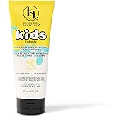 BLACK GIRL SUNSCREEN Large Kids SPF 50 For Sensative Skin. Face and Body Sunscreen Lotion, Water-Resistant, Does not Leave Wh