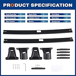 Wonderdriver Roof Rack Cross Bars 220lbs Fit for