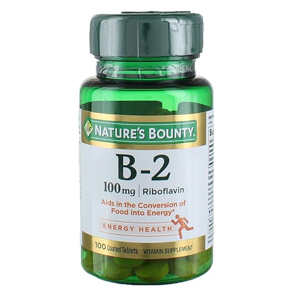 NATURE’S BOUNTY VITAMIN B2-100 MG – 100 TABLETS