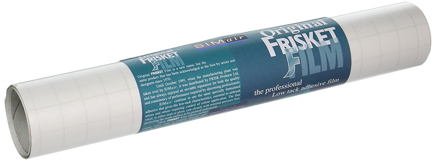 Frisket Matt Low Tack Masking Film, White, 381 x 3.66 mm