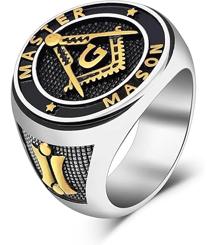 Amazon.com: Silver/Gold Tone Mason Masonic Virtus Junxit Mors Non