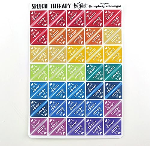 Speech Therapy Planner Stickers