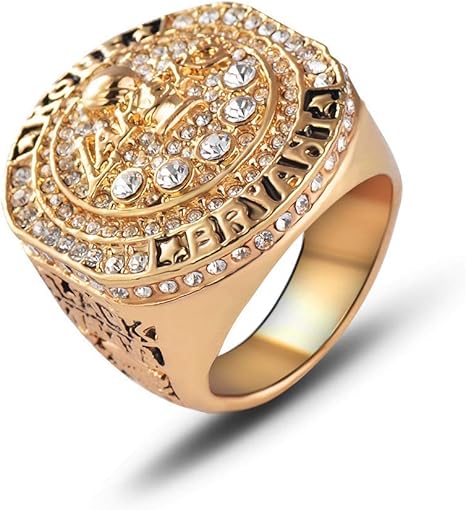 C G Championship Rings 2016 Lakers Kobe Bryant 20th Anniversary Retirement For Fans Valentine S Day Golden 10 Amazon Co Uk Sports Outdoors