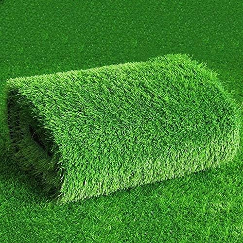 庭の芝生のパティオサイズ2x2m サイズ 3cm に適した排水穴防湿安全性を備えた厚い偽の草お手入れが簡単な景観人工芝