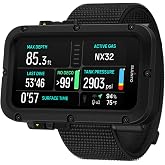 SUUNTO Nautic Dive Computer w/Elastic Textile Strap, Bright AMOLED Display | Integrated LED Flashlight, Up to 120H, GPS&amp;Underwater Route Tracking, Wireless Tank Pressure Monitor, Suunto App Connectivity