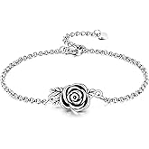 XIUDA Urn Bracelet for Ashes Rose Cremation Bracelet Ashes Holder Bangle Link Chain Ashes Bracelet for Women