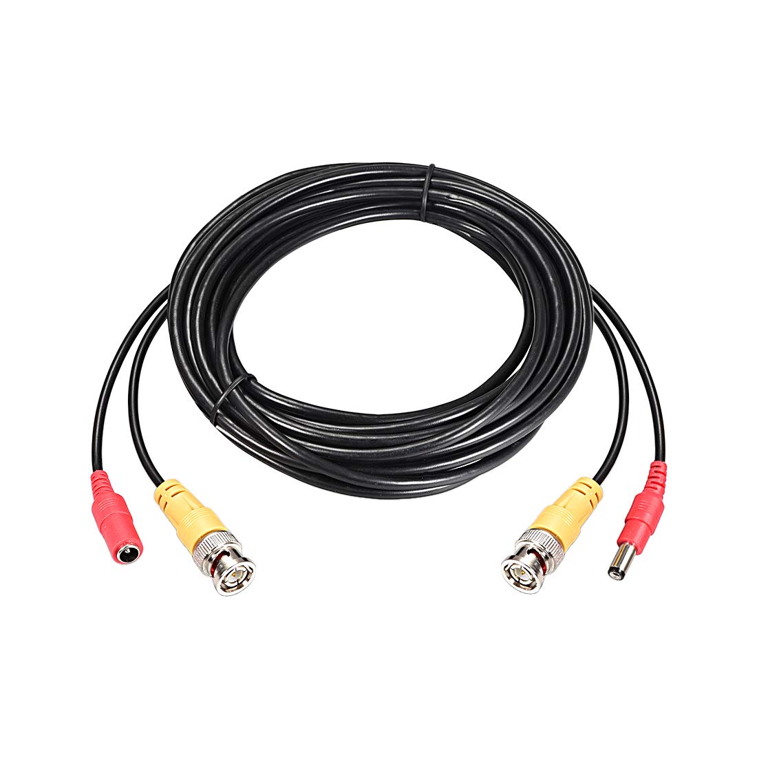 sourcing map Video Power Cables, 5M 16ft BNC Extension Security Camera Wire Cord for CCTV Surveillance DVR System