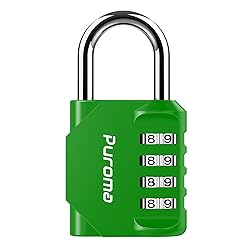 Puroma 1 Pack Combination Lock for Locker 4 Digit