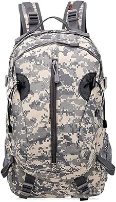 Amazon タクティカル リュック 多機能 バックパック リュックサック 7色 ハンドバッグ キャンプ 登山バッグ ハイキング アウトドア ミリタリー リュックデイパック D5c04 Acu迷彩 K C 登山リュック ザック