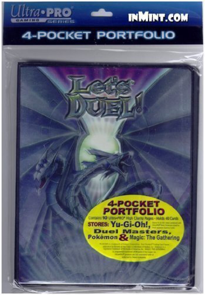 Photo 1 of Ultra-Pro: 4-Pocket Portfolio - Let's Duel Monte Diamond Dragon (10 pages) Magic The Gathering Yugioh Pokemon Vanguard Binders