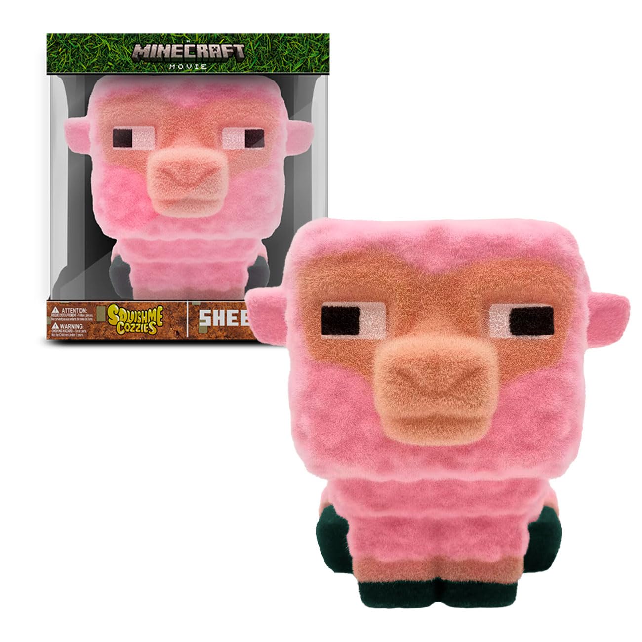 Photo 1 of Minecraft Mighty Mega Squishme (Pink Sheep Cozie)