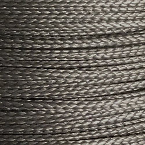 Emma Kites Black Kevlar Braided Cord 30Meter 50Lb High Strength, Abrasion Flame Resistant, Tough Survival Tactical Cord Model Rocket Paracord Snare Line Fishing Assist Cord