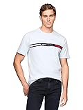 Tommy Hilfiger Men's Chest Insert Tee Breezy Blue
