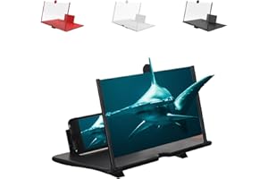Super Definition Screen Magnifier for Cell Phone, 3D Foldable Phone Screen Magnifier for Movies, Videos & Gaming Compatible w