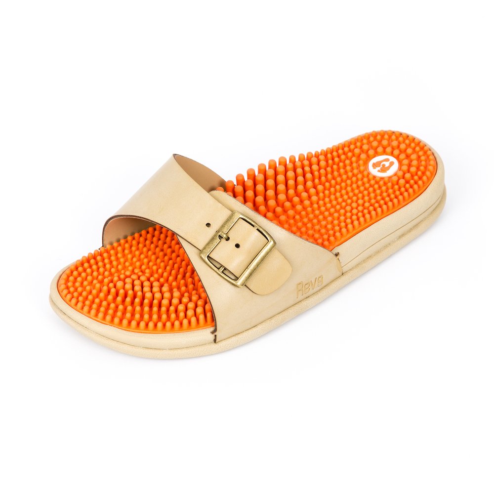 Revs Classic Reflexology Massage Sandals for Men & Women. Massage Therapy for Better Health, Pain Relief, Increased Circulation & Energy. Relieves Plantar Fasciitis & Heel Pain
