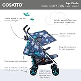 Cosatto Supa 3 Pushchair with Footmuff Lightweight Stroller Birth to 25kg view 7