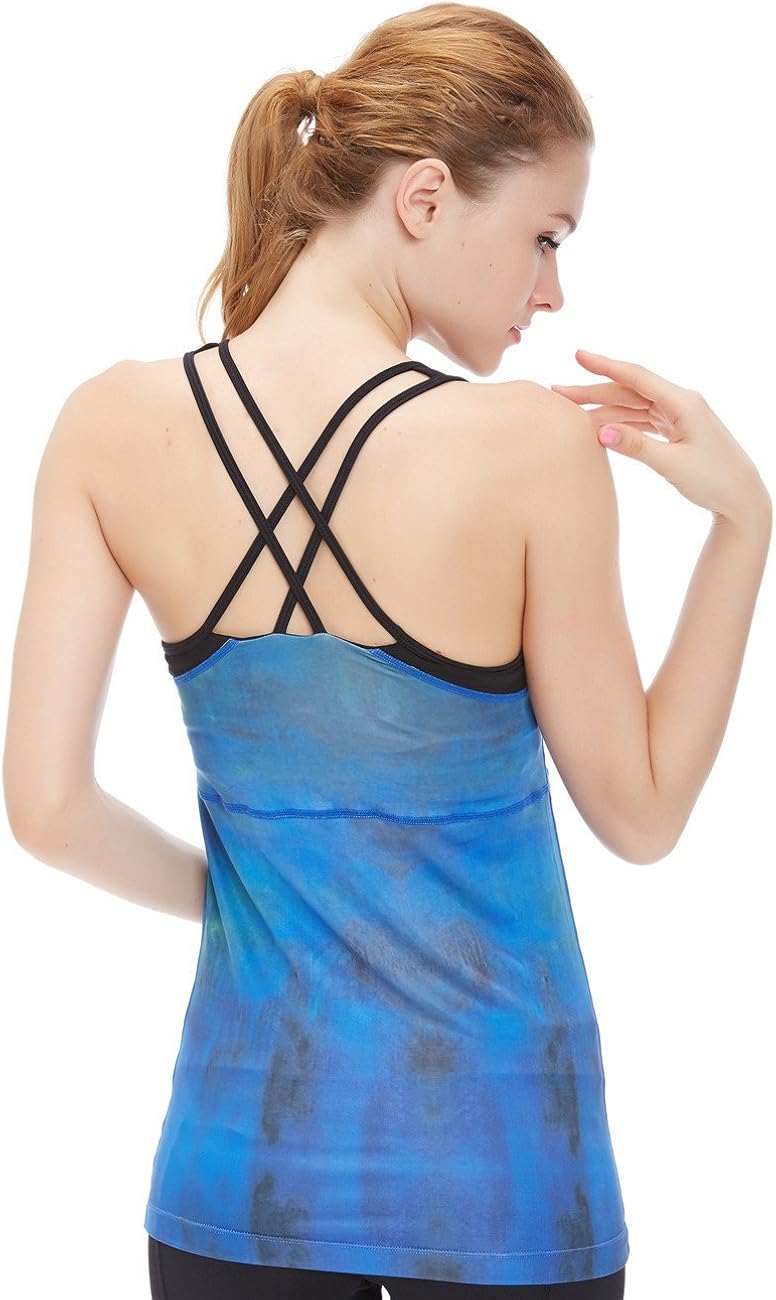 spaghetti strap yoga top
