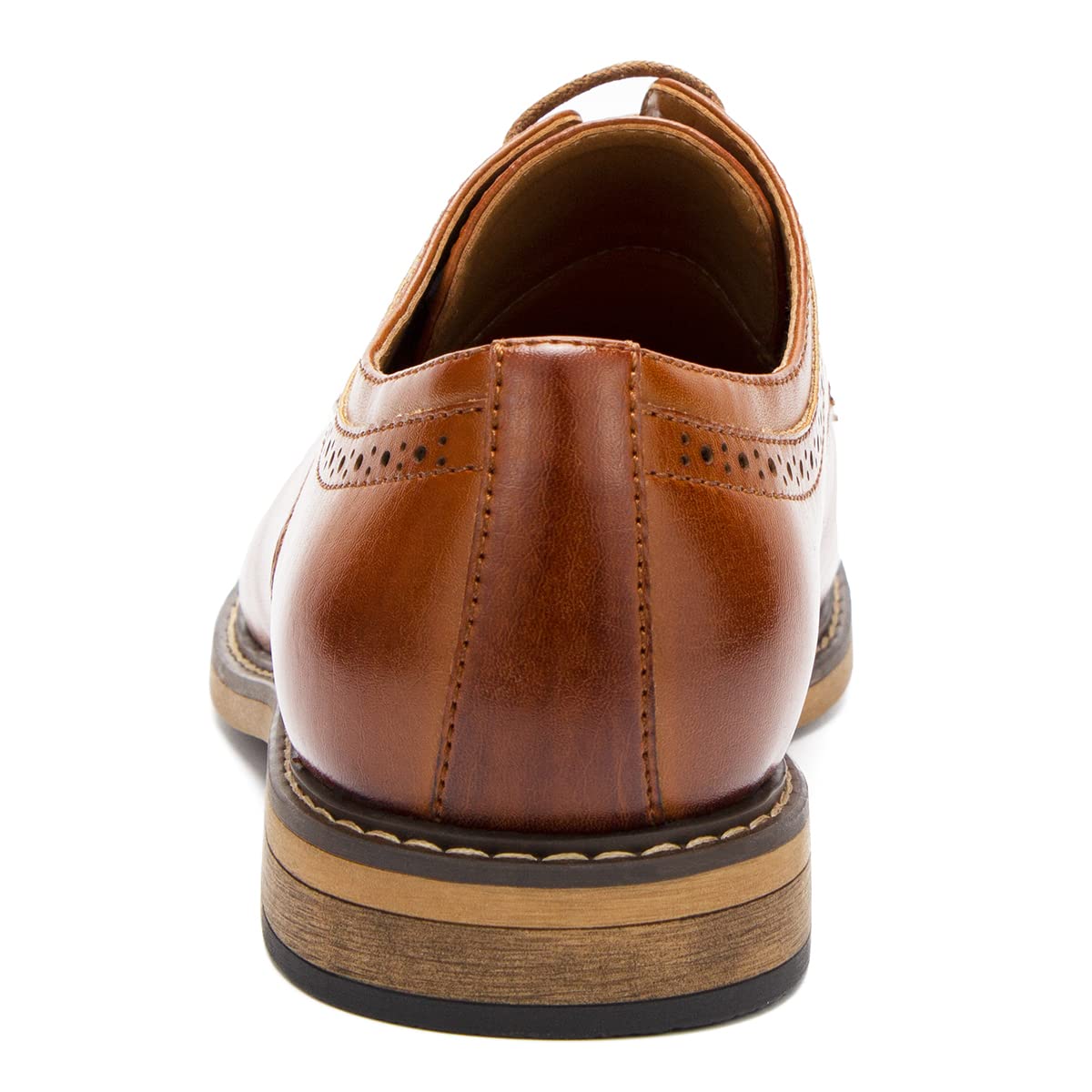 Temeshu Men's Oxfords Lace Up Casual Dress Shoes Classic Formal Modern Business Shoes DS08