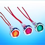 MACHSWON 230V AC 10mm LED Indicator Light K01A Warning Signal Lamp Yellow view 7