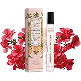 Panier des Sens Rose Geranium Roll-on Eau de Toilette 0.3 Floz - Floral & Herbal Fragrance - Mini Perfume for Women - Crafted in Grasse, France - Daily Use & Non Lingering - Light Travel Perfume