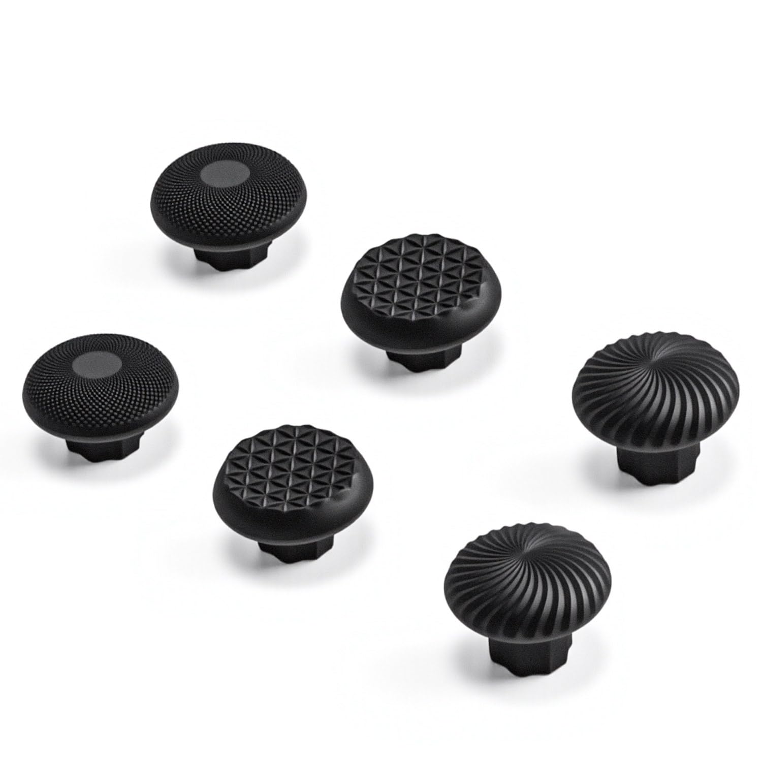 Replacement Thumbstick Caps for PS5 DualSense Edge Controller, Adjustable Thumb Stick Grips for PlayStation 5 Pro Elite Controller with 6 Analog Joysticks