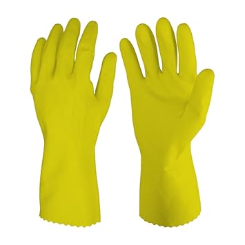 Primeway Rubberex Latex Household Rubber Hand Gloves, Large, 1 Pair