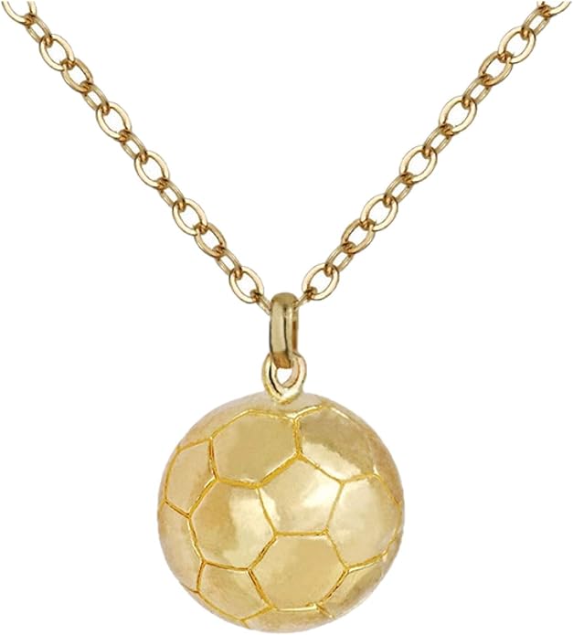 Football/Soccer Golden necklace Unisex