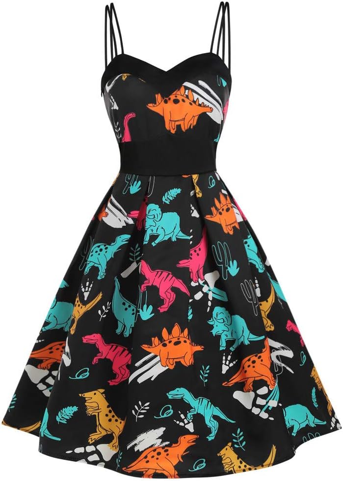 FORUU womens Skirts Women's Vintage Party Evening Dress