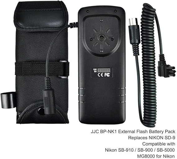 JJC Pack de Batterie pour Flash Externe Nikon SB910 SB900 SB5000