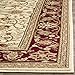 SAFAVIEH Lyndhurst Collection Area Rug - 9' x 12', Ivory & Red, Traditional Oriental Design, Non-Shedding & Easy Care, Ideal for High Traffic Areas in Living Room, Bedroom (LNH212K)