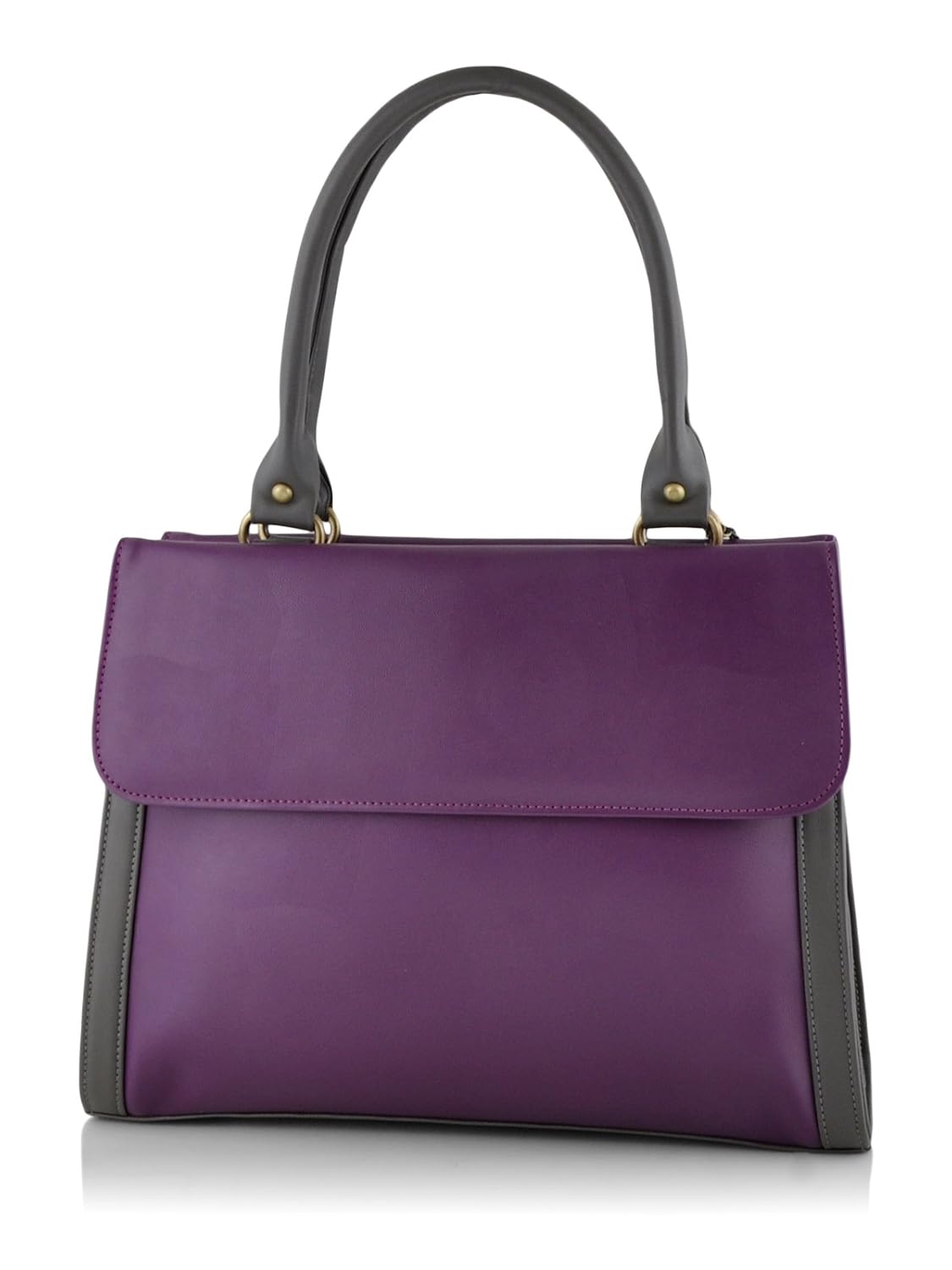 butterflies women's handbag (purple) (bns wb0104)