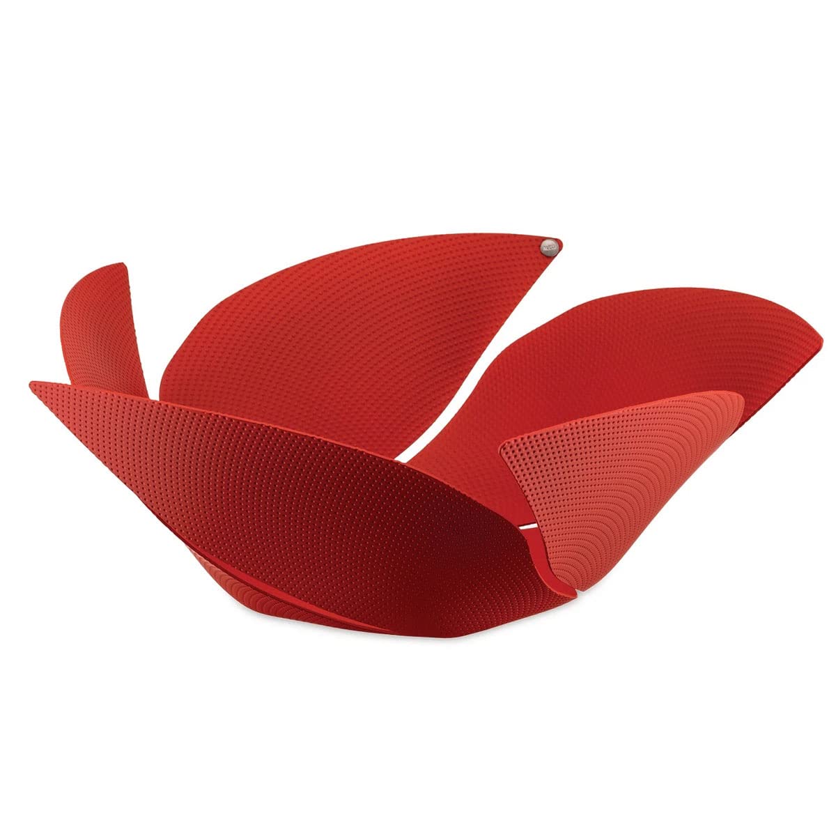 Alessi Twist Again Fruit Bowl, Red
