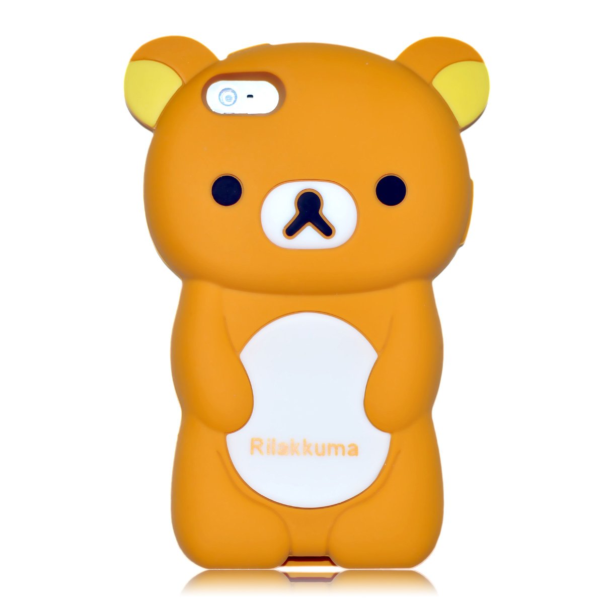 Brown Rilakkuma Bear Soft Silicone Case for iPhone 5 Cover