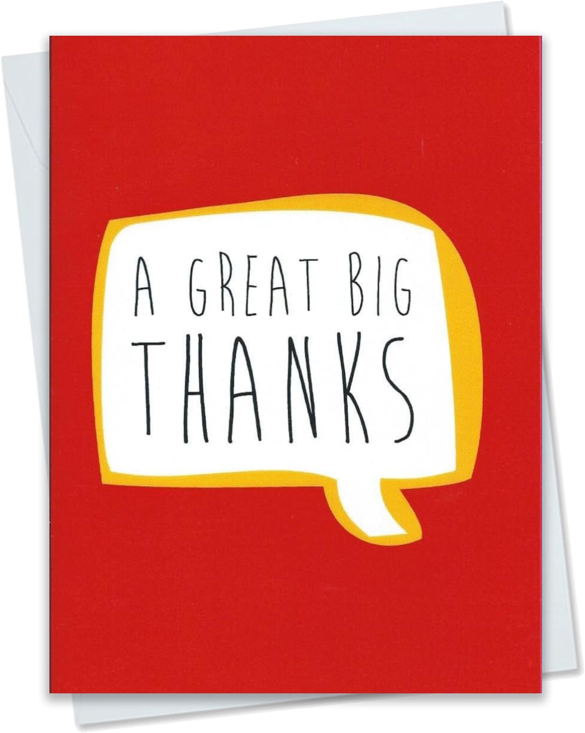 WRAPT 'A Great Big Thanks', 8 Pack of Thank You Cards Multipack, Quality A6 Cards with Envelopes - Teacher Thank You Card from Students & Pupils | Teacher Appreciation Cards