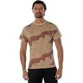 Rothco Camo T-Shirt | Men&rsquo;s Short Sleeve Camouflage Tee, Crew Neck Base Layer, Rugged Outdoor Hiking Workout Gym Shirt