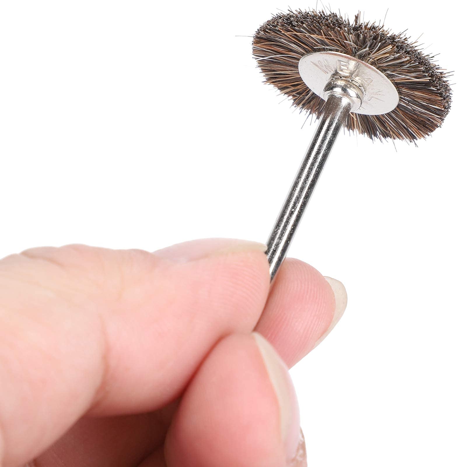 Brass Steel Wire Brush Polishing Wheels Full kit30Pcs Wire Brushes Set for Dremel Rotary Tools(Horsehair) Leather Tools